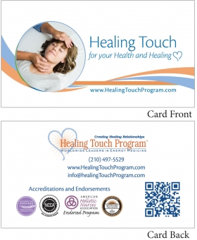 Healing Touch Introduction Card - Front/Back